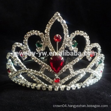wholesale crystal hair accessories crown headband manufacturer